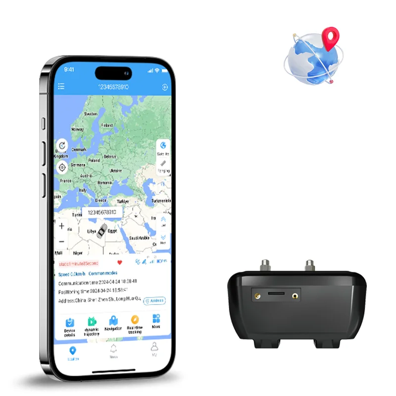 Real-Time GPS Dog Tracker with Training Function Electronic Fence Collar Accessory PC View GSM WIFI Positioning 1-Year Warranty