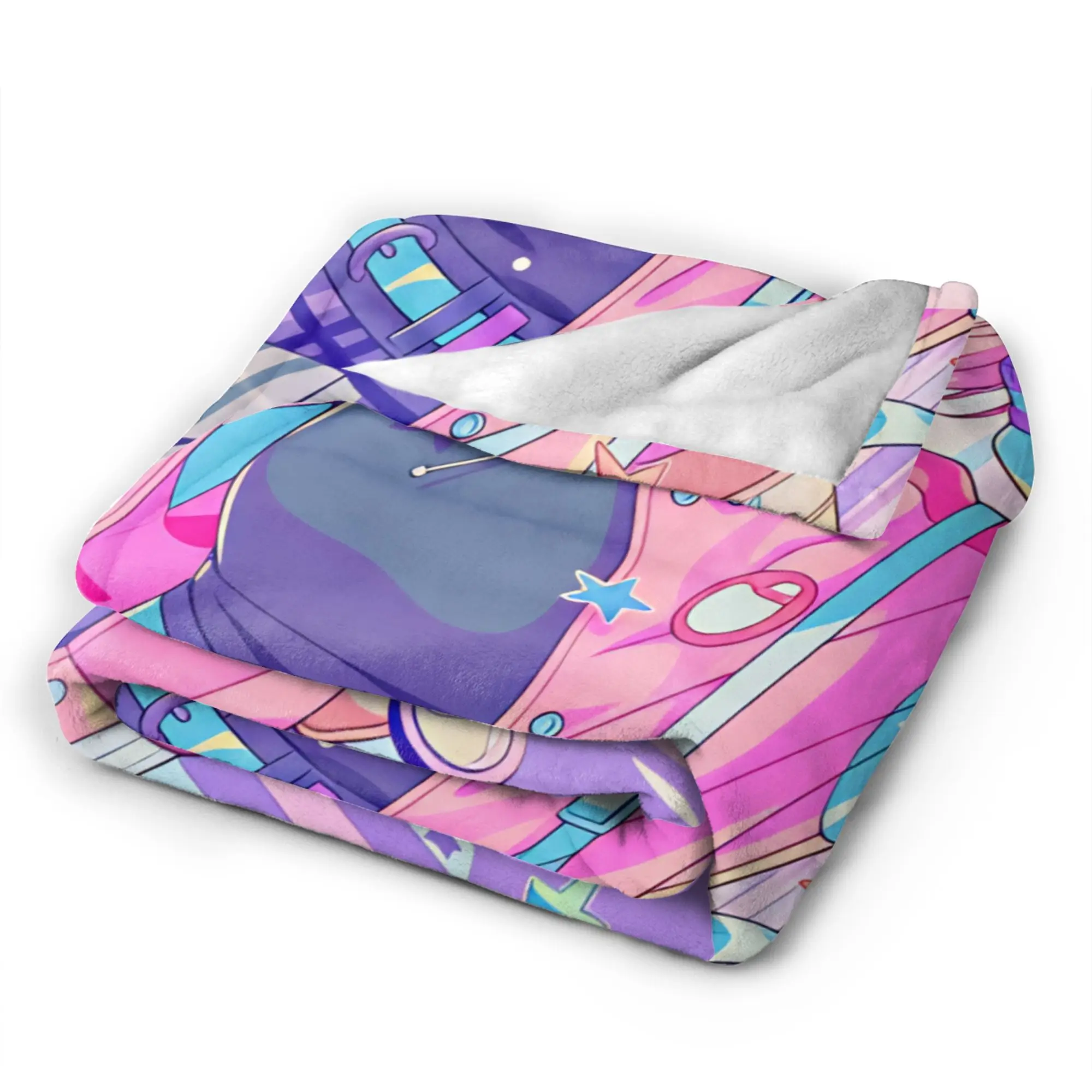 Super Warm Blanket Girls Boys Picnic Project Sekais Bedding Throws  Flannel Bedspread For Bedroom Comfortable Sofa Bed Cover