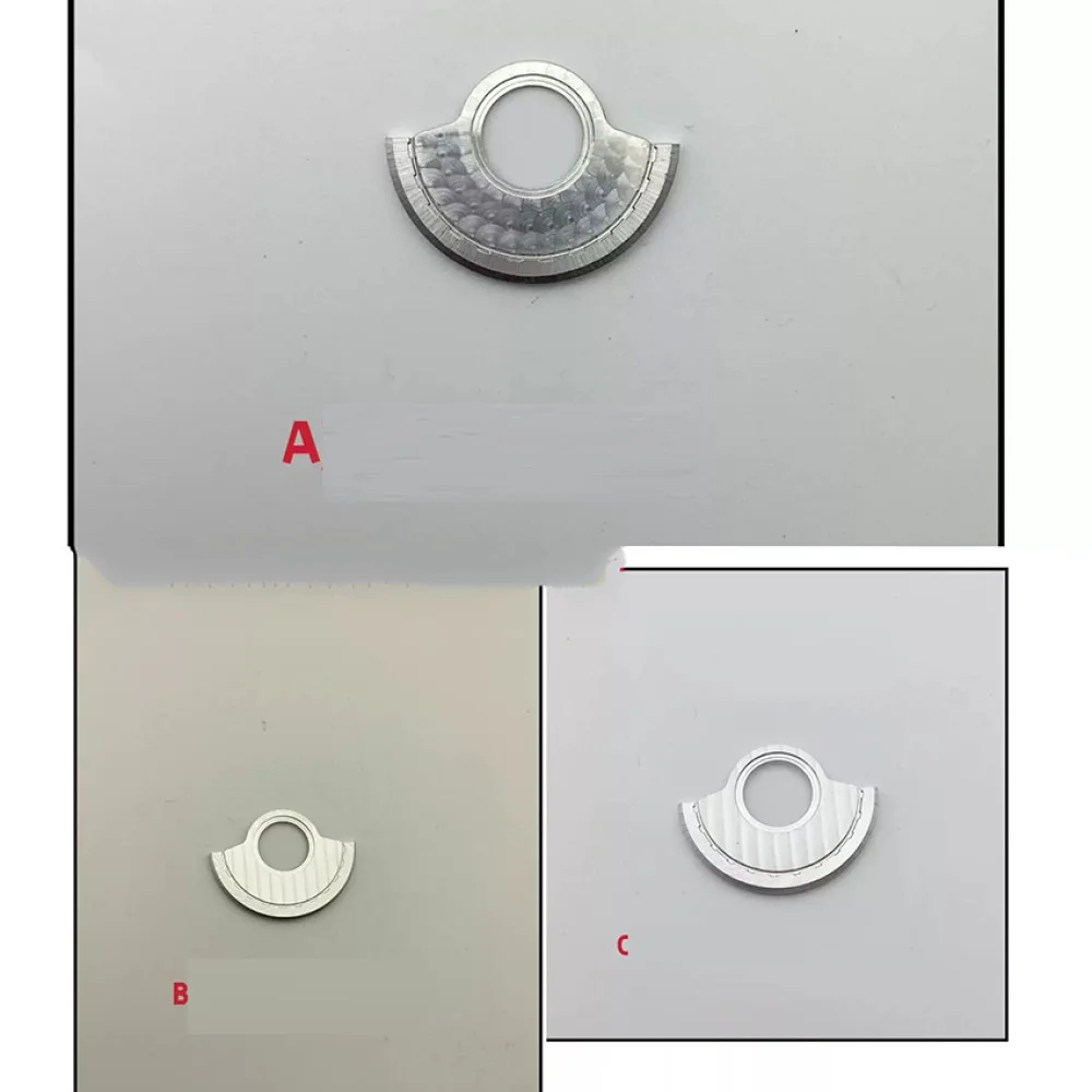 

1pc Caliber 2892 Automatic Hammer Automatic Tourbillon Replacement Watch Rotor Ctes de Genève-Pattern/ Amor Brushing Pattern