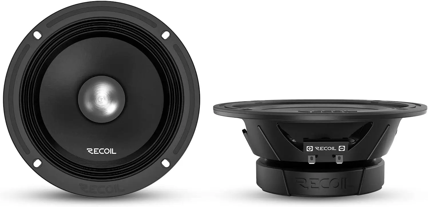 

6.5-Inch Car Audio Speakers, 600W Max Power, High-Temperature Voice Coil for Clear Sound and Durability