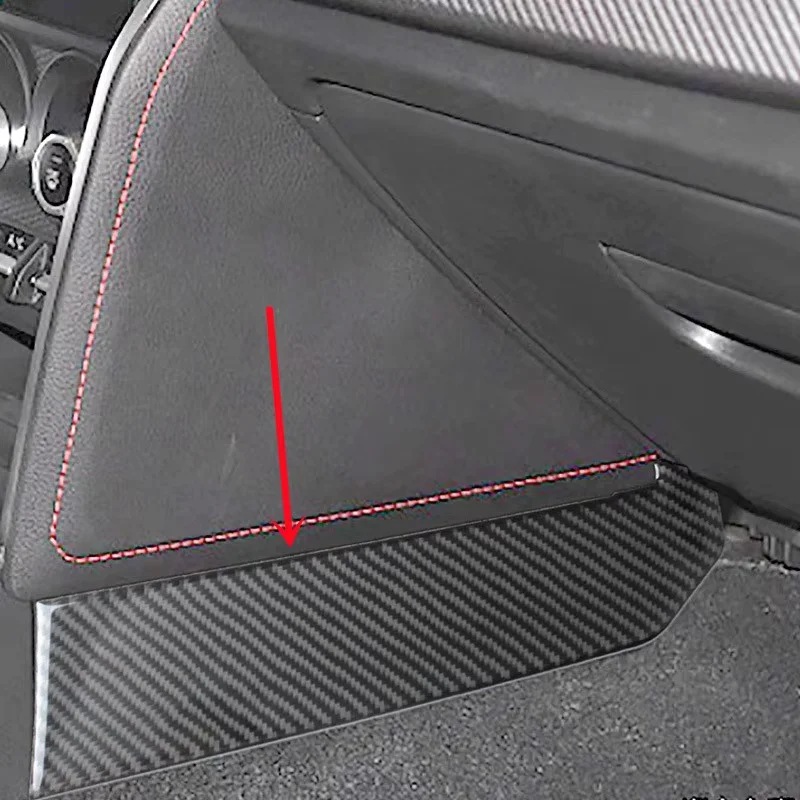 

Car Inner Both Sides Of The Center Console Cover Trim Strips Decal Sticker For Subaru BRZ For Toyota 86 Car Interior Accessories