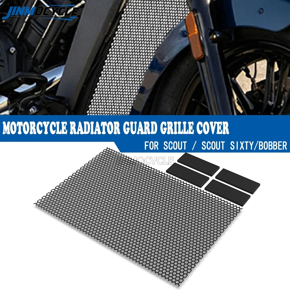 

Radiator Guard Grille Cover Protector For Indian INDIAN Scout / Scout Sixty/Bobber 2017-2025 2024 2023 2022 2021 2020 2019 2018