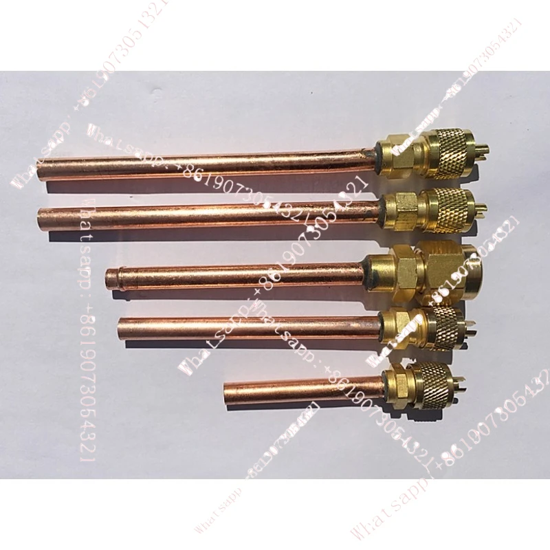 Thickened refrigerator one-way valve, fluoride valve needle valve liquid nozzle quick connector, refrigerant charging valve