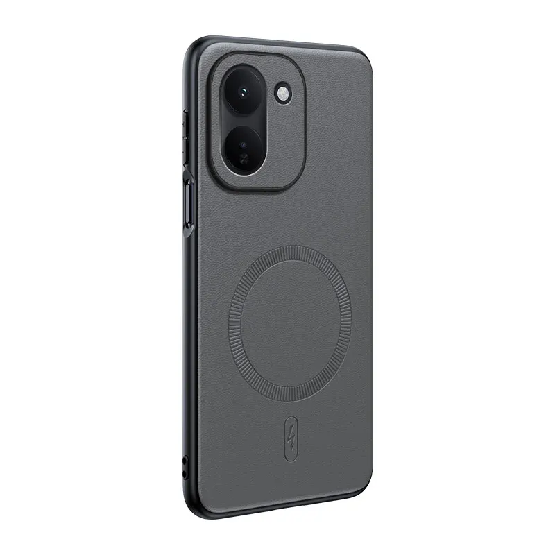 Für IQOO Z11 Hülle Magnetische Leder-Schutzhülle Für VIVO IQOO Z11 Anti-Fingerabdruck Rutschfest PC+TPU – Detail 1