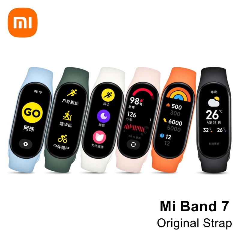 الأصلي شاومي المعصم حزام الملحقات الذكية ل Mi الذكية الفرقة 6 NFC الذكية الأساور