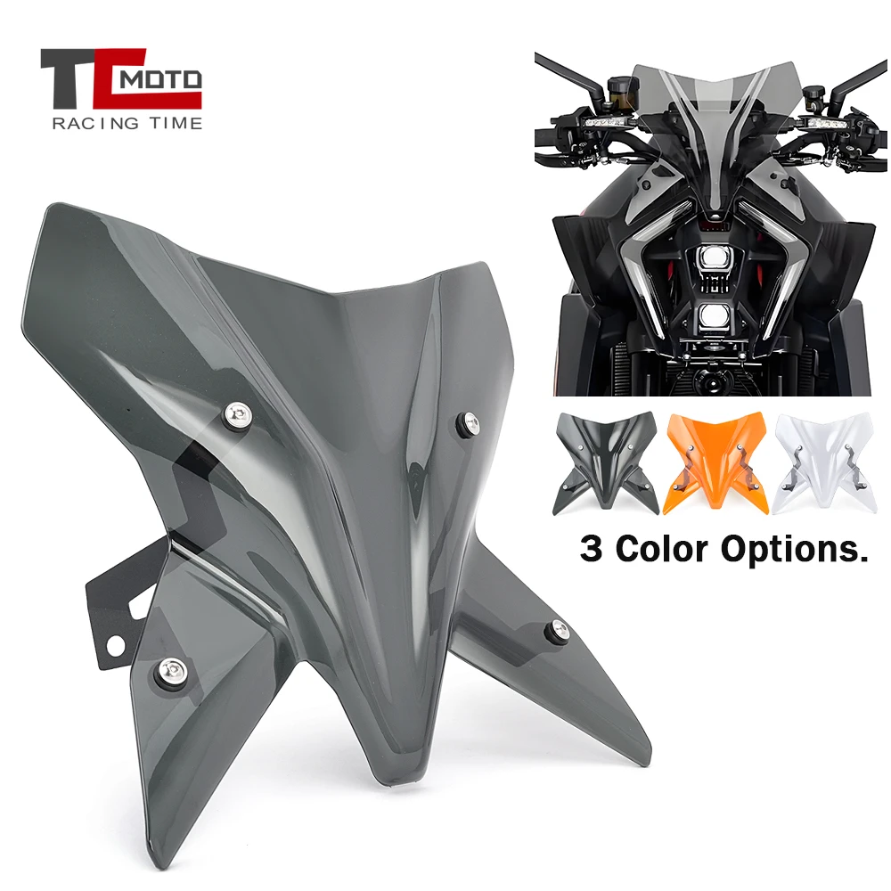 

Для 1290 SuperDuke R лобовое стекло Flyscreen для 1290 Super Duke R 2025 2024, защита лобового стекла мотоцикла, передний обтекатель