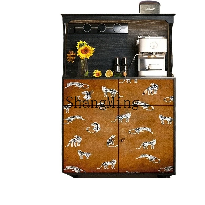 CL cabinet small apartment household wall integrated storage wine cabinet multi-function