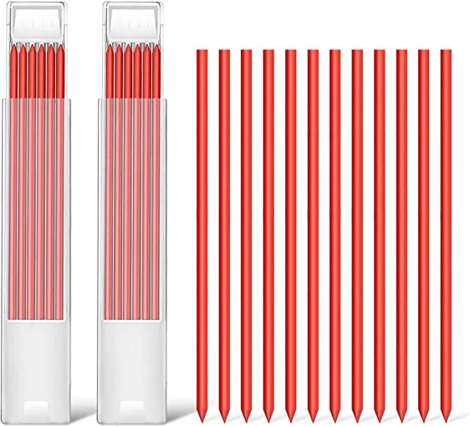 

12 шт. 2,8 мм стержни для карандаша Твердые карандаши для плотника, строительные ручки, Scriber Architect инструмент для позиционирования рисования