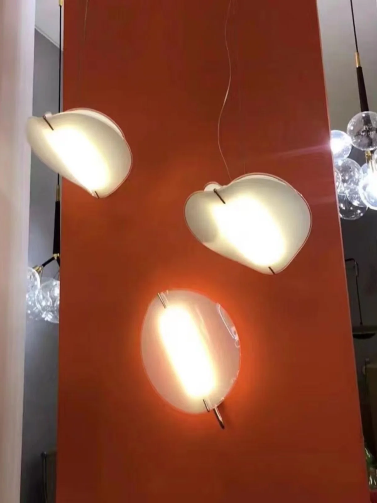 الشمال نمط غرفة الطعام ضوء قلادة بسيطة الحديثة طاولة طعام ضوء غرفة المعيشة غرفة نوم معلقة خط ضوء مصباح للزينة #3