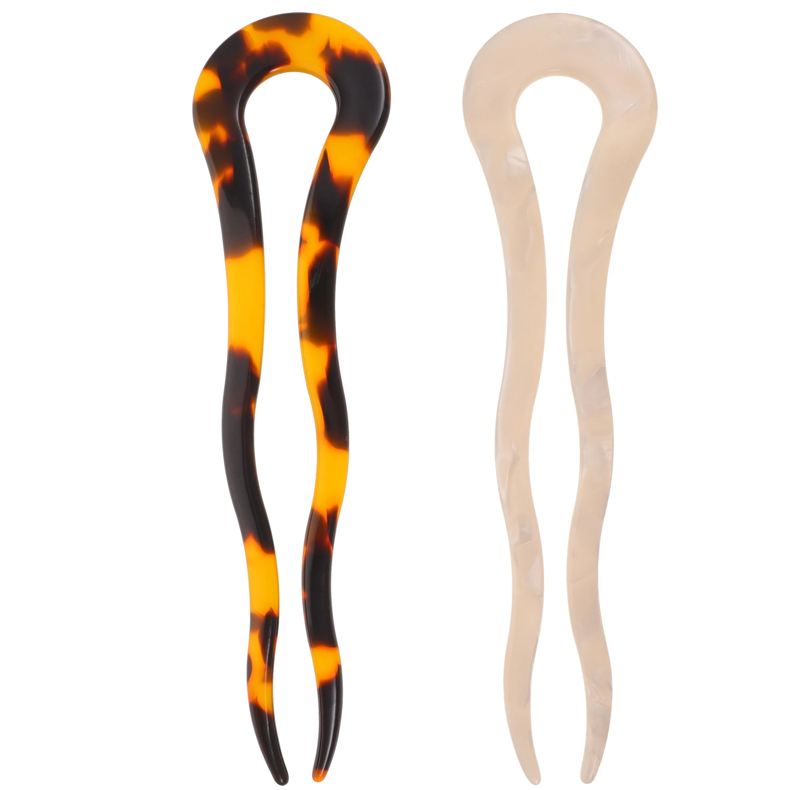 

2pcs Pins Twist Pins For Buns Elegant French Pin Women Hair Sticks For Long Hair Sticks Bun Pieces French Accessories
