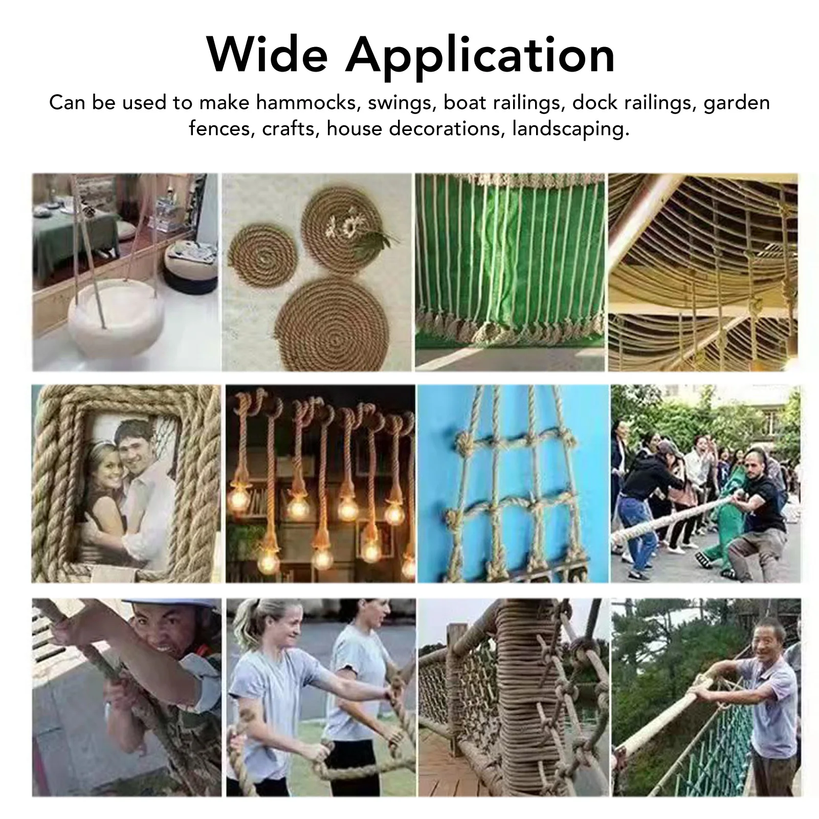 Tali Rami Tali Rami Tebal Tali Rami Kuning Putar Tali Rami Tebal Alami Putar Tempat Tidur Gantung Ayunan Perahu Pagar Tali Rami Alami