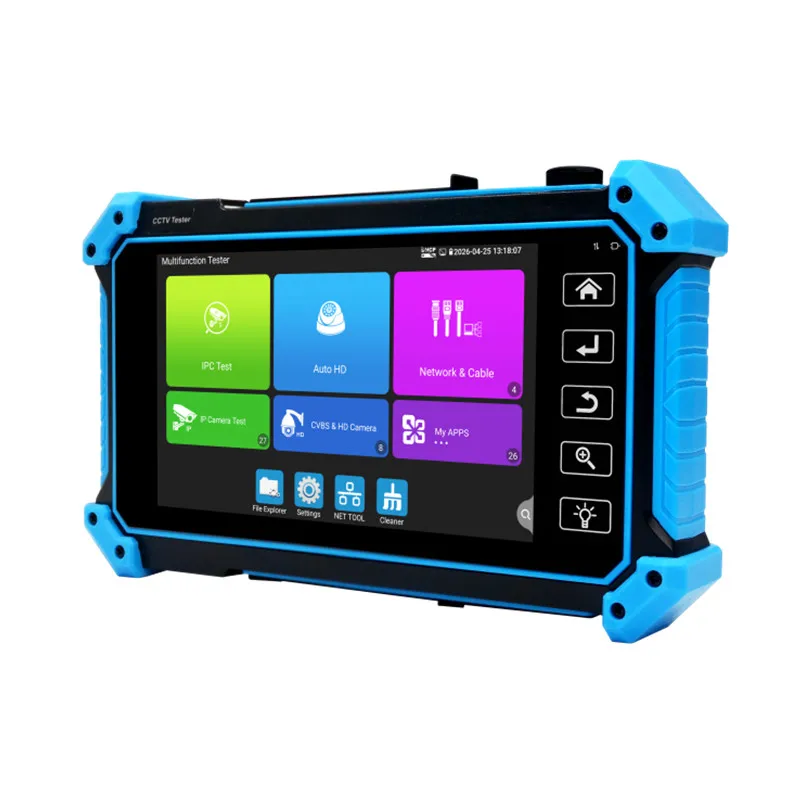 Tester CCTV 5,4 cala, tester kamer analogowych, tester kamer IP 8K, IPC-5200C Plus, tester PTZ, wejście VGA HDMI, lokalizator kabli, tester PoE CCTV — zdjęcie 2