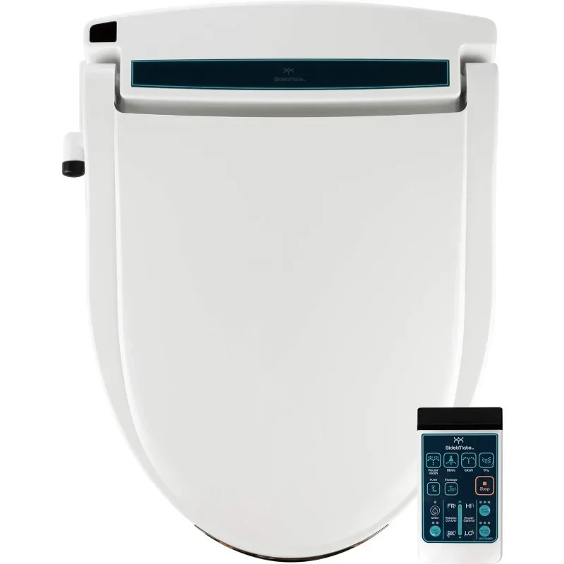 home.2000 Series Electric Bidet Heated Smart Toilet Seat with Unlimited Heated Water, Wireless Remote, Deodorizer