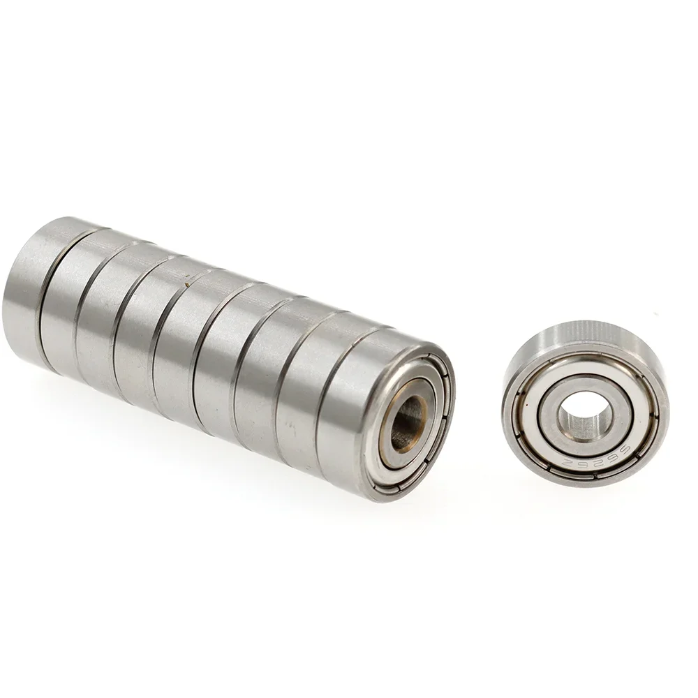 High Performance 304 Stainless Steel ABEC-5 Miniature Deep Groove Ball Bearings S695zz of Size:5mmx13mmx4mm 10pcs