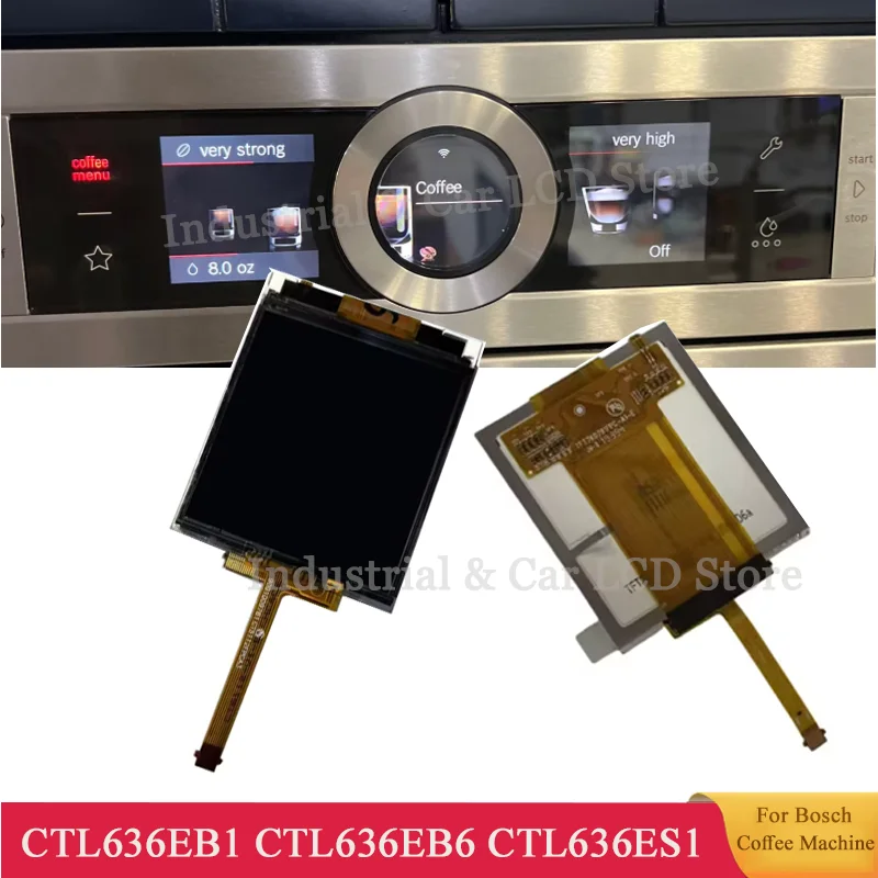Original New LCD Display Screen For Boschcoffee Machine CTL636EB1 CTL636EB6 CTL636ES1 CTL636ES6 CTL636ES6W Series Coffee Machine