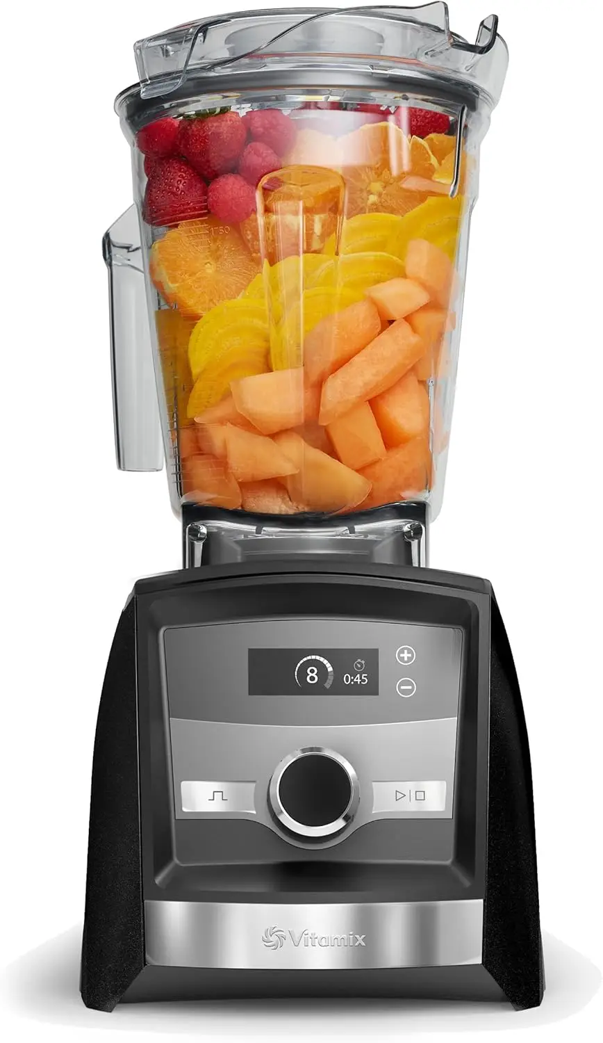 Ascent Series Smart Blender, Professional-Grade, 64 oz. Low-Profile Container, Black