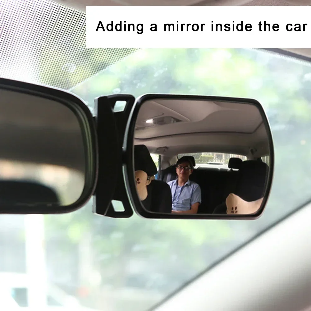 

Auto Observing Back Seat Auxiliary Mirror Rotating Baby Car Rearview Baby Monitor Car Safety View Back Seat Mirror Car Interior