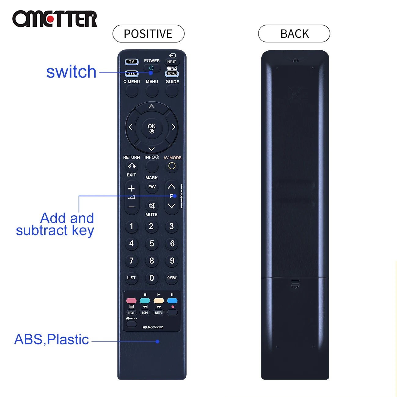 جهاز تحكم عن بعد جديد MKJ40653802 MKJ42519601 لتلفزيون LCD 32LG30DAA 32LG50FD 32LG50FD-AD 26LG30D 26LG30D-AA 26LG30DAA 32LG30D 32L