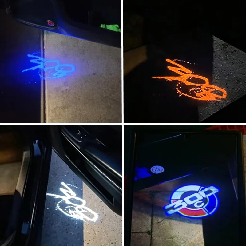 LED Car Door Lights Bulb Welcome Projector Courtesy Ghost Shadow Lamp For Chrysler 200 300 300C Sebring Lancia Thema Accessories