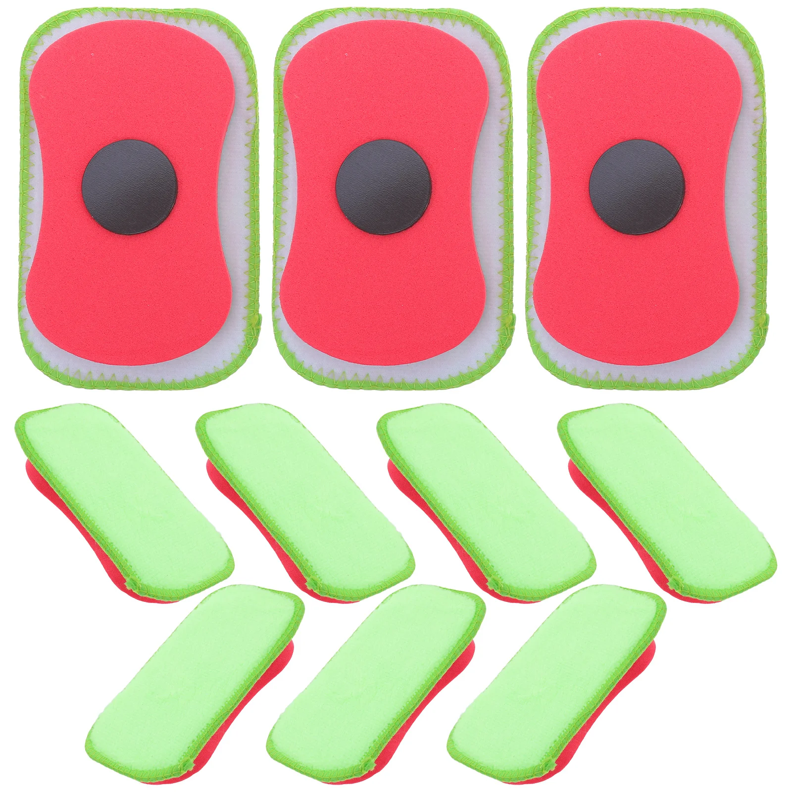 

10Pcs Dry Erase Magnetic Eraser Small Compact for Whiteboard Chalkboard Clean Removal Residue Easy Storage Teacher Student