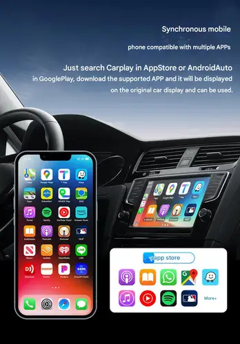 Imagen 2 del producto 2025 nuevo adaptador inalámbrico CarPlay Android Auto 2 en 1 Mini coche inteligente AI Box WiFi BT5.0 para Havel Kia Volvo Audi MG VW Hyundai