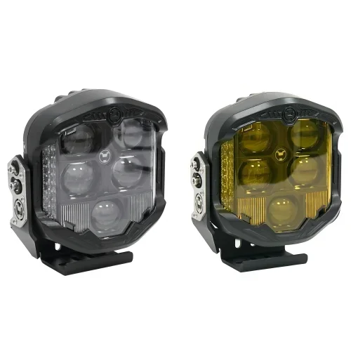 Led Driving Light 95W 7Inch Car Vehicle Led Work Light With Side Shooter Beam LED Off Road With Laser Light