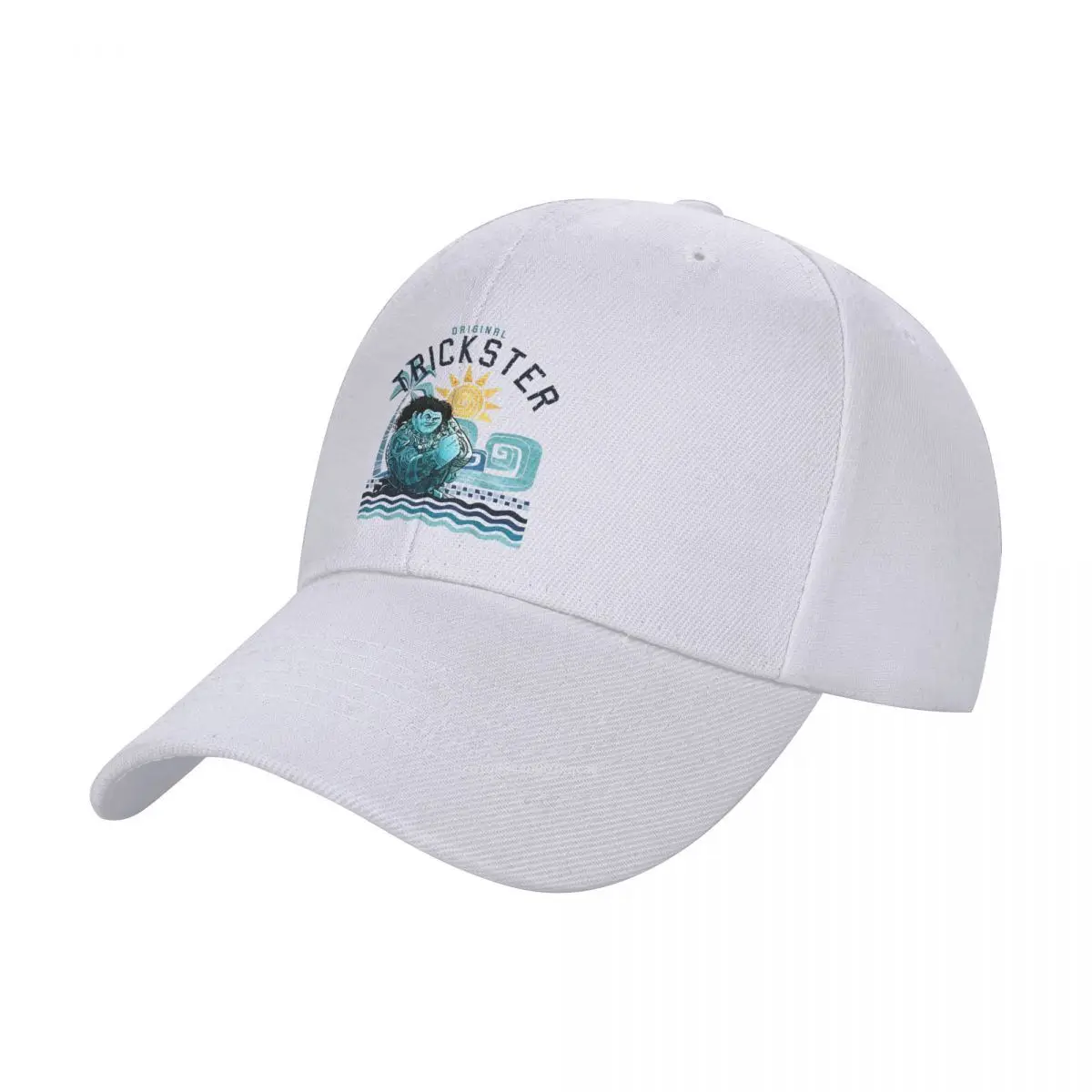 Moana Maui Original Trickster Blue Gradient Portrait Cap Baseball Caps Dad Hat Trucker Worker Cap Breathable Sun Hats Summer