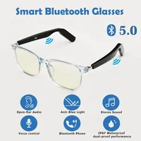 Smart 3D Anti-Blue Voice Control Glasses Wireless Bluetooth Sunglasses Hands-Free Calling TWS Music Sports Waterproof Eyeglasses