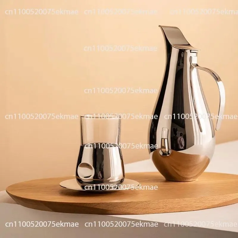 Stainless Steel Glass Tumblers for Restaurants – Water Glasses and Teacups, Heat-insulated; Minimum Order of 2 Pieces