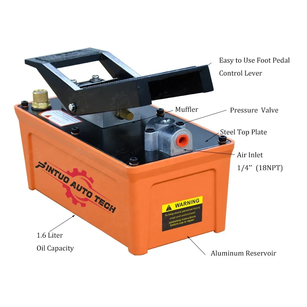 Jintuo Foot Pedal Hydraulic Air Pump for Frame Machine