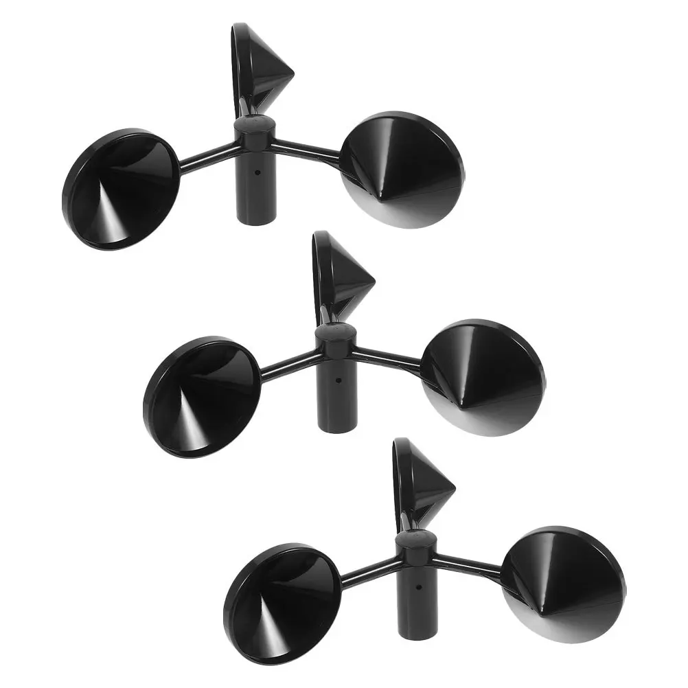 

3pcs Wind Speed Measurement Cups Anemometer For Accurate Wind Monitoring Meteorological Observations Hvac Outdoor Use Airflow