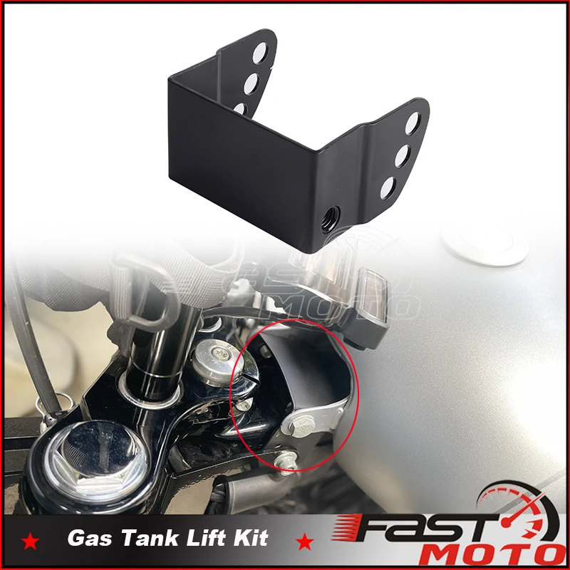 Modified Motorcycle Accessory 35mm-55mm Gas Tank Lifts Riser Bracket Support For Halrey Softatil Street Bob FXBB 114 FXBBS FXST