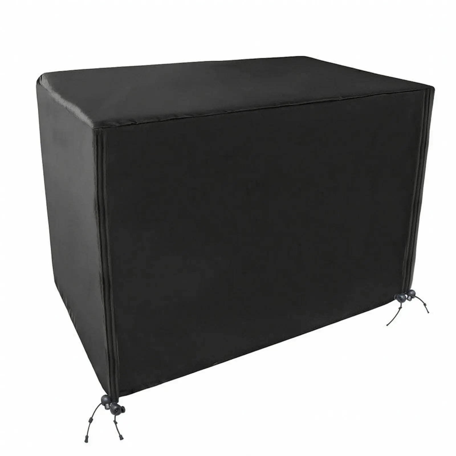 Waterproof Dog Kennel Cover Oxford Fabric Cage Wrap with Zipper Access and Drawcord Bottom for Calm Restful Pet Den