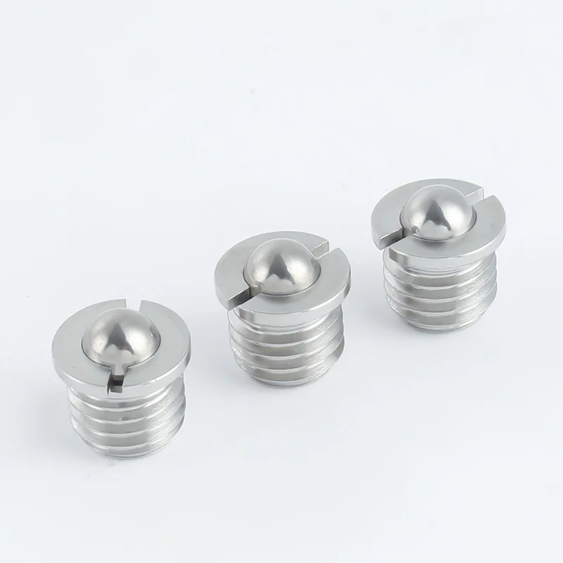 Stainless Steel Flange Ball Plunger M6 Thread Precision Positioning Bead Mold Accessory Ball Point Screw
