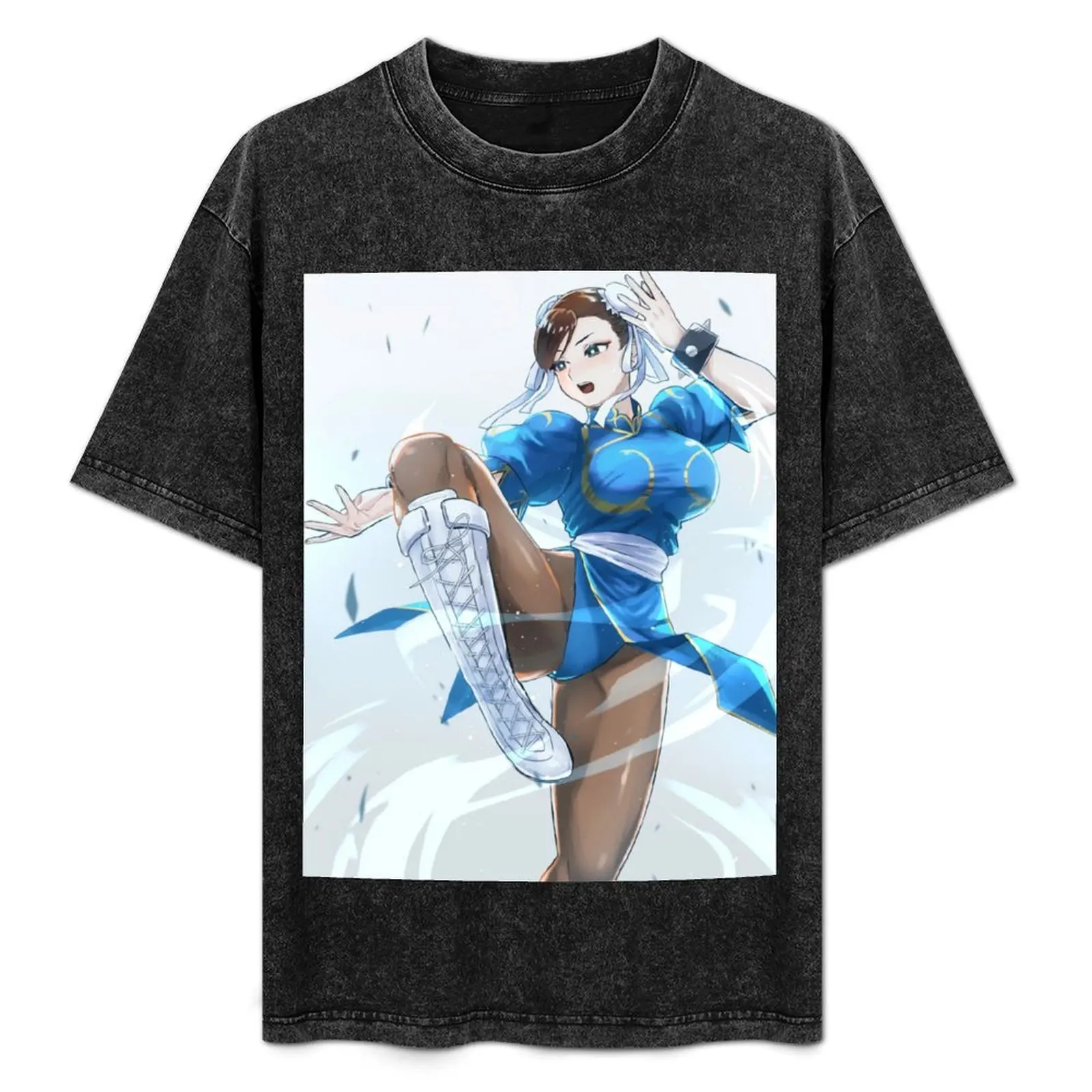 

Chun li T-Shirt Summer Fashion Casual Tee Shirt