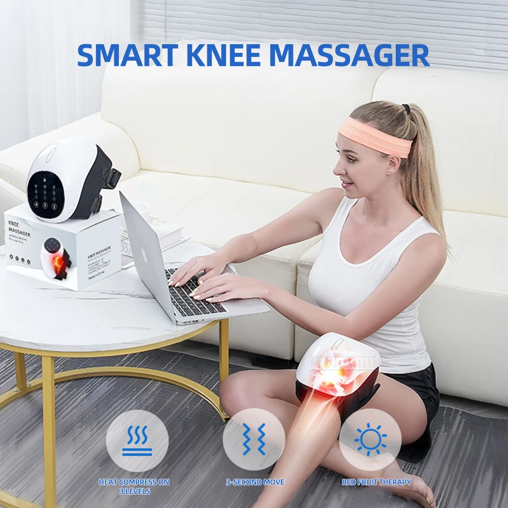

Yunlin Li Air Wave Knee Massager Knee Joint Massager Red Light Vibration Air Bag Compression Physiotherapy Artifact