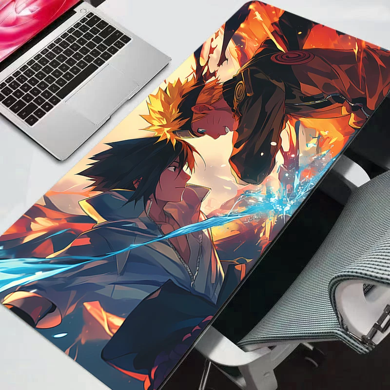 

Коврик для мыши Naruto XL Lockedge, большой игровой коврик для компьютера, аксессуары для геймеров, коврик для клавиатуры, настольный коврик для мыши для Csgo, прочный