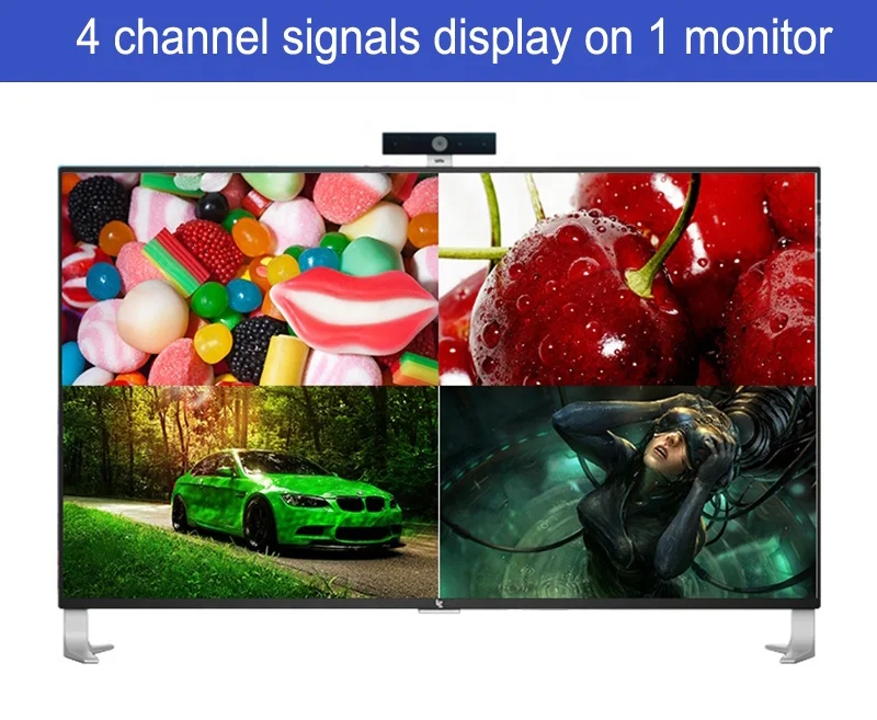 Xput Full HD 1080P HDMI 16x1 Multiviewer 16 w 1 Out HDMI 16x1 Quad Multi-Viewer z bezszwowym przełącznikiem