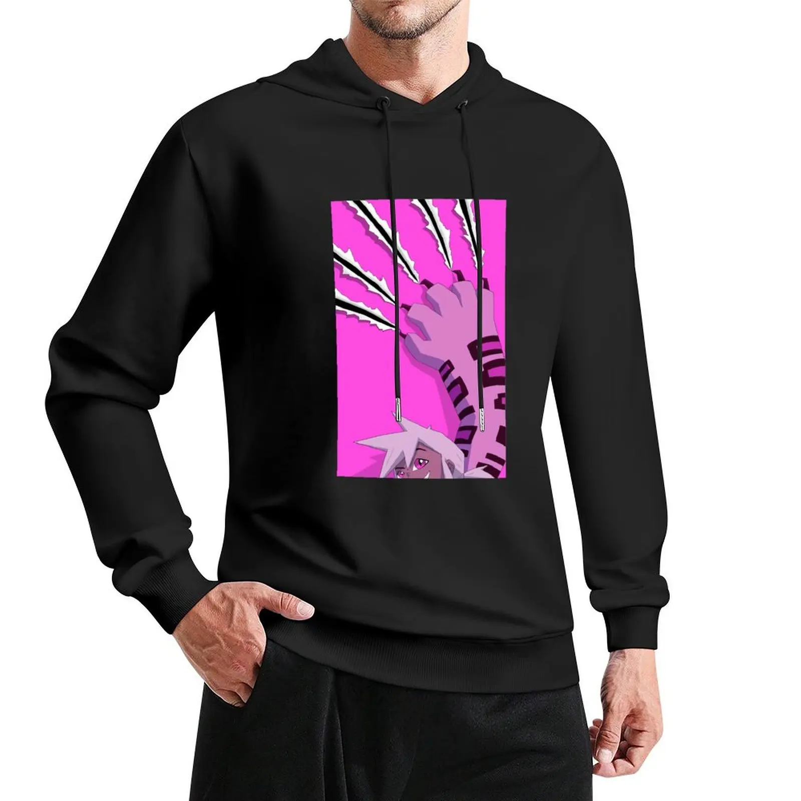 Kipo Mega Jaguar Pink Slash Pullover Hoodie korean autumn clothes new in hoodies & sweat-shirt