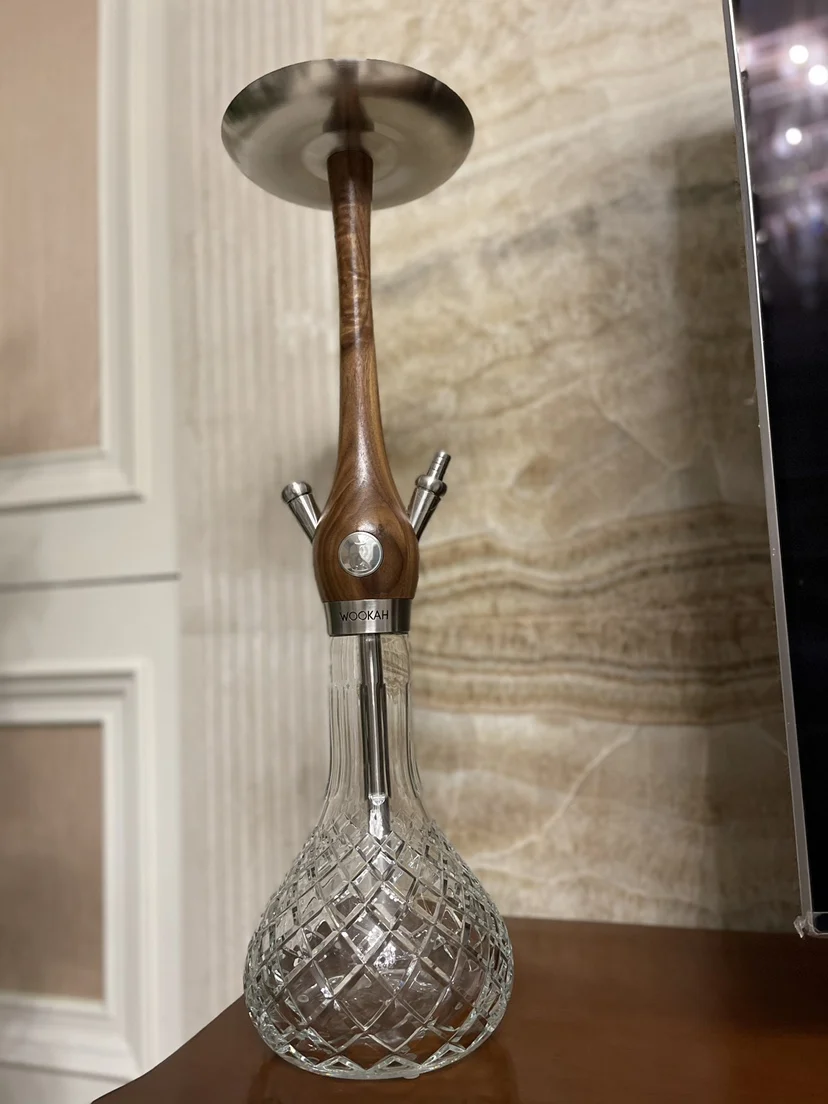 Pure handmade log luxury hookah