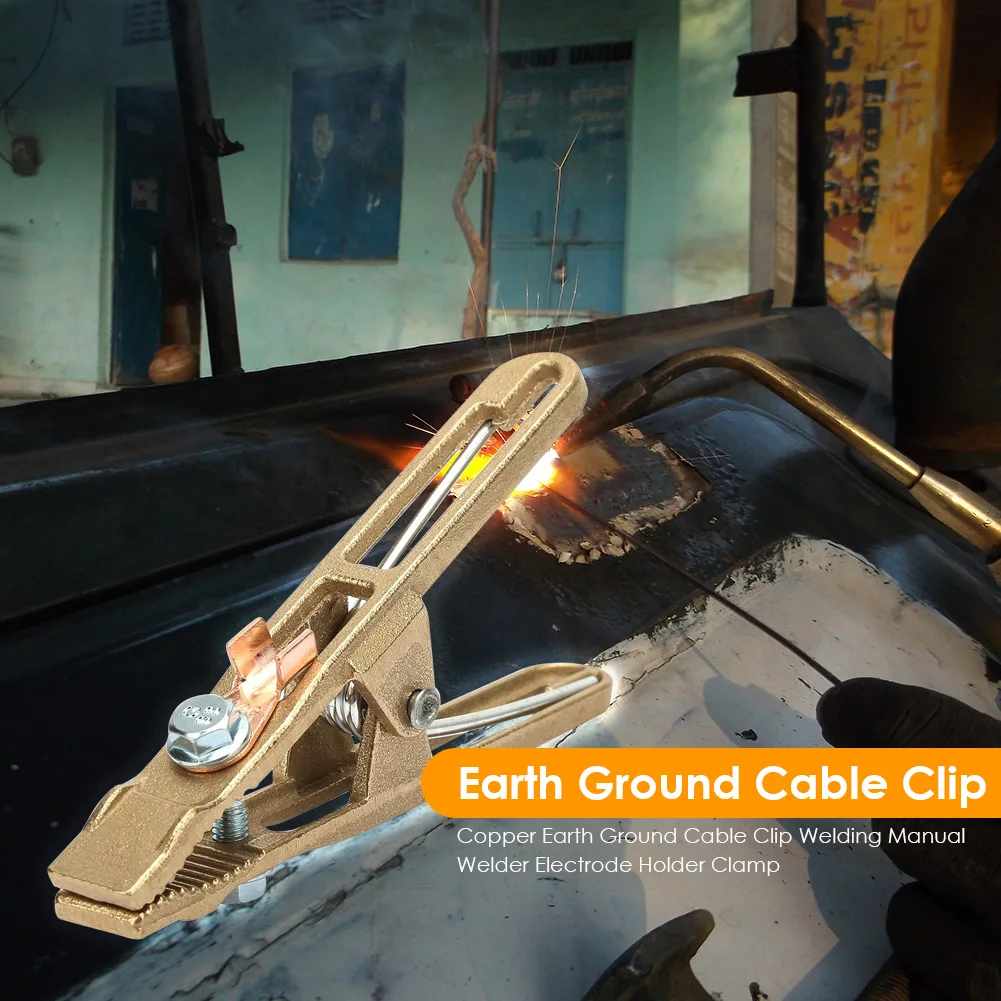 

Зажим для заземления Держатель сварочного электрода Зажим для заземляющего кабеля Зажимы типа «крокодил»