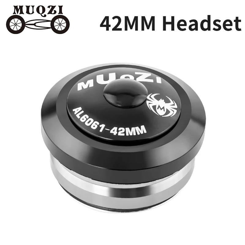 MUQZI 42mm Headset Bike Semi-Integrated Headset For 1 1/8 Thread 28.6mm Straight Fork