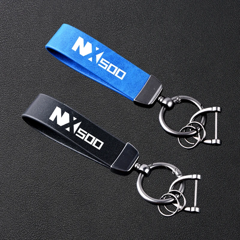 لهوندا NX500 NX 500 nx500 nx 500 2023-2025 2024 عالية الجودة دراجة نارية الجلود المفاتيح المعادن كيرينغ الملحقات #1