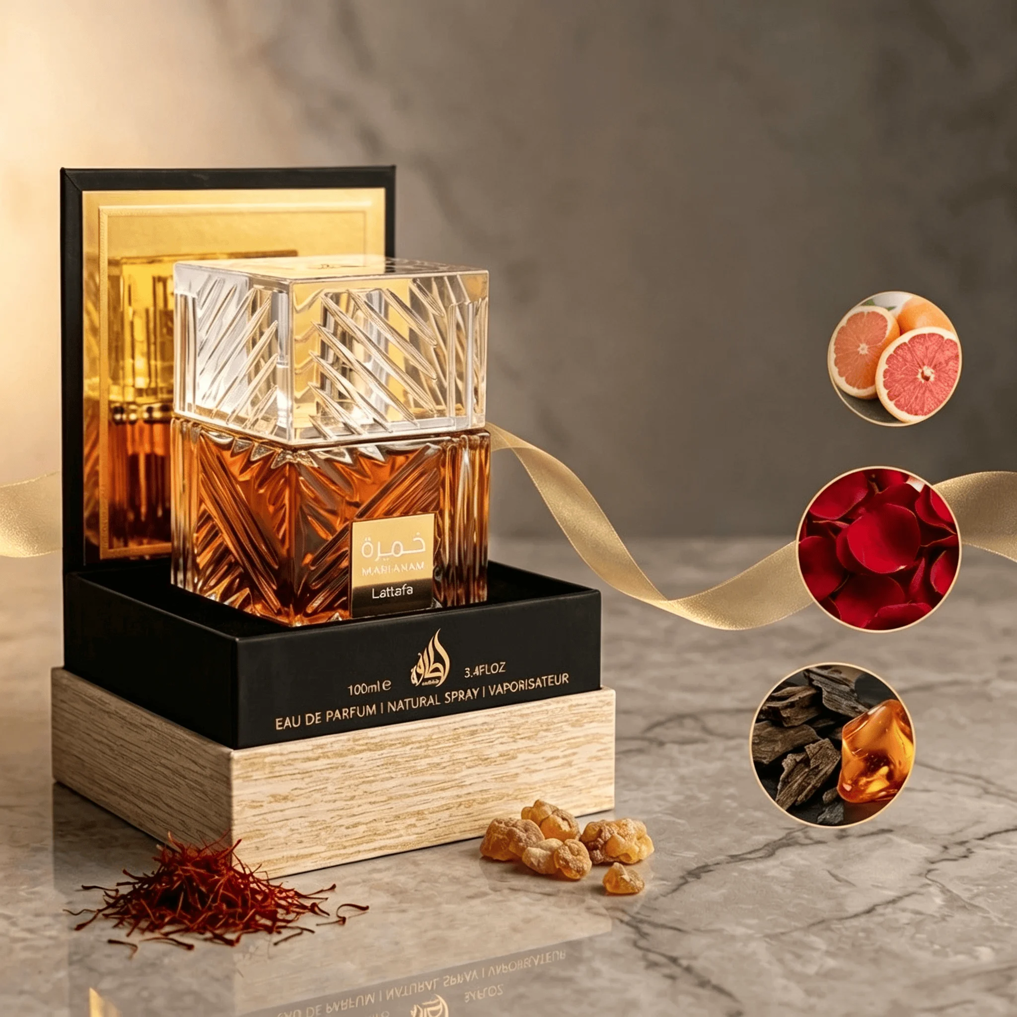 ラッタファ カムラ アンバーウッド オードパルファム 100 - Aromatherapy Diffuser のレビューと価格