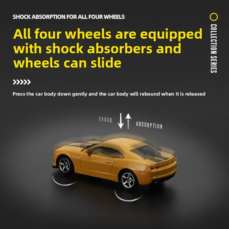 CCA 1/64 Полностью сплавная модель автомобиля Литая под давлением металлическая игрушечная коллекция автомобилей Миниатюрная имитация Voiture VW T1 Автобус BMW I7 X5M Модель Zonda