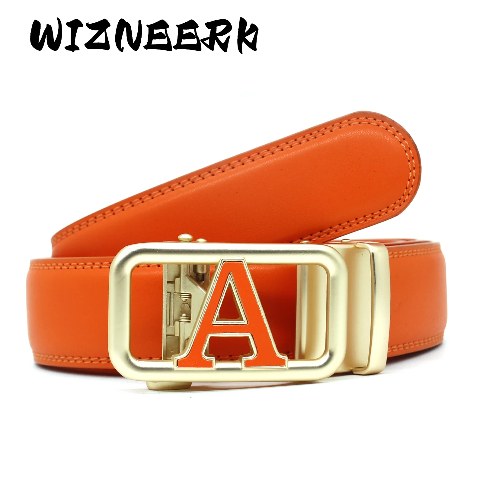 おしゃれなa字型バックル、自動開閉式、軽量で日常の旅行やビジネスに最適です。