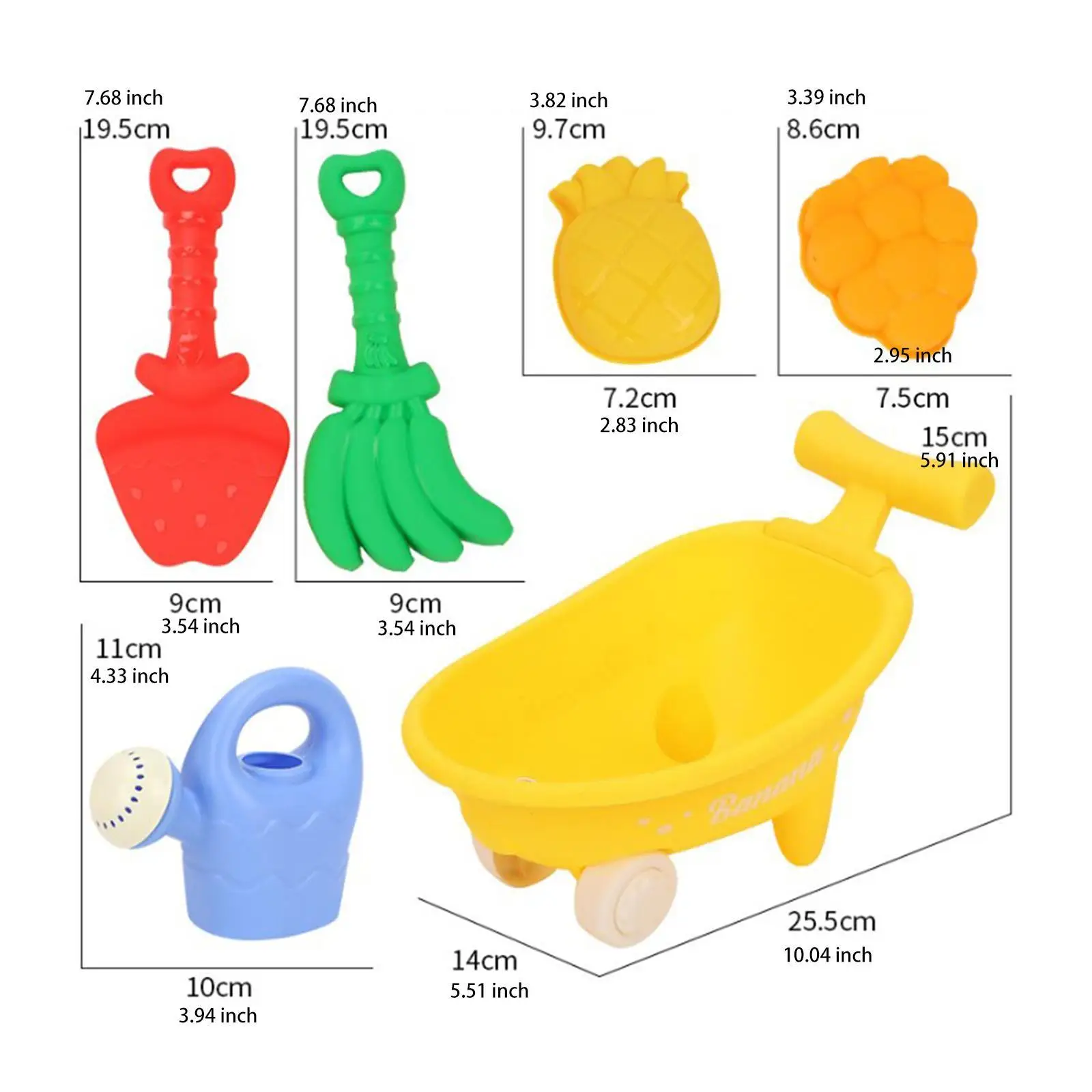 Beach Sand Toys for Kids Trolley Car Pretend Play Seaside Toy for Outside Beach Garden