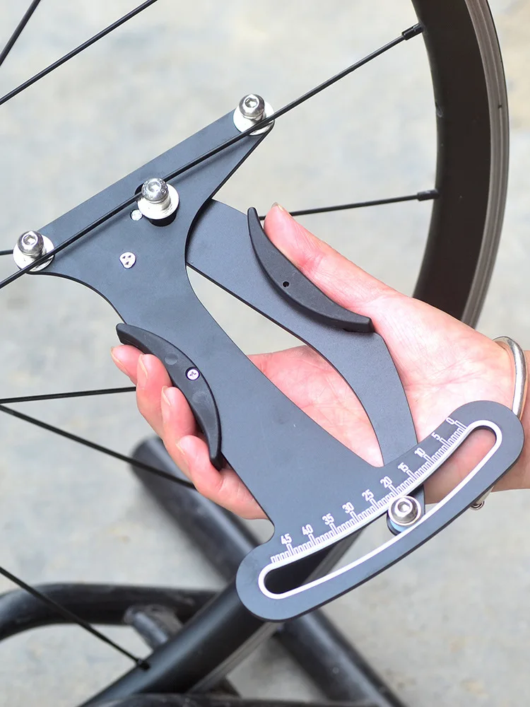 Manual Bicycle Spoke Tension Meter For Wheel Truing & Building Professional Bike Rim Adjustment Measurement Tool Accessory