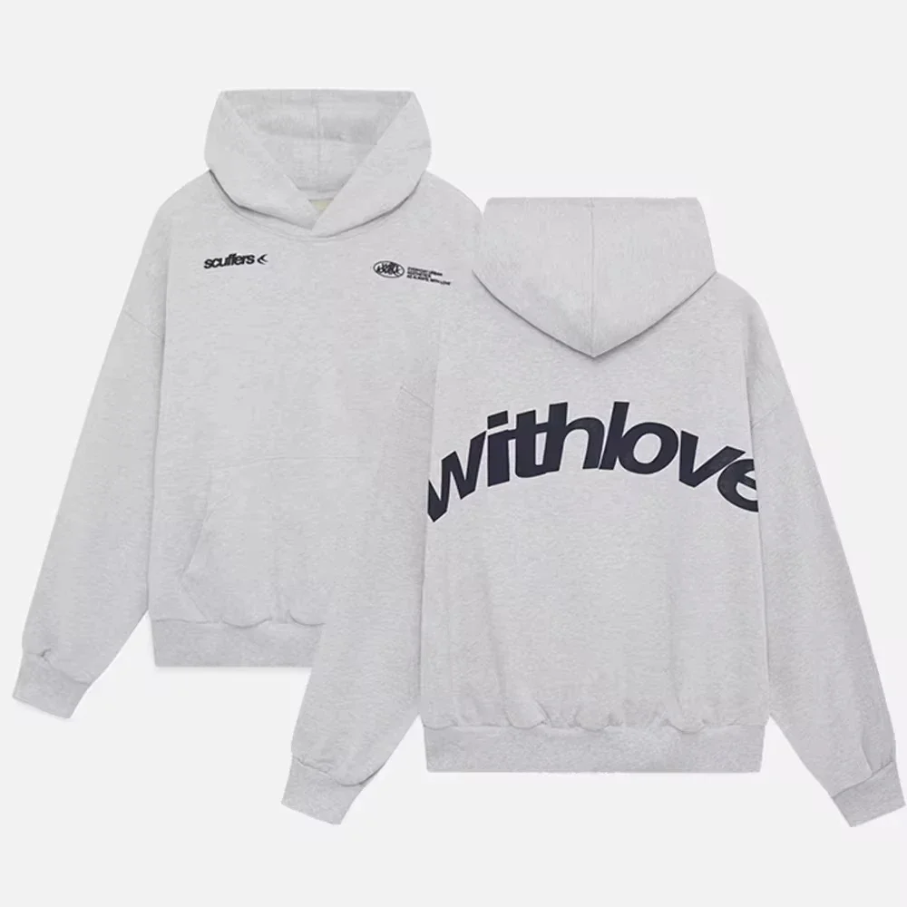 

2024 New Hot-selling Women's Fleece Trend Printed Hoodie Personalized Street Style Loose Cotton Retro Men's and Women's Hoodies