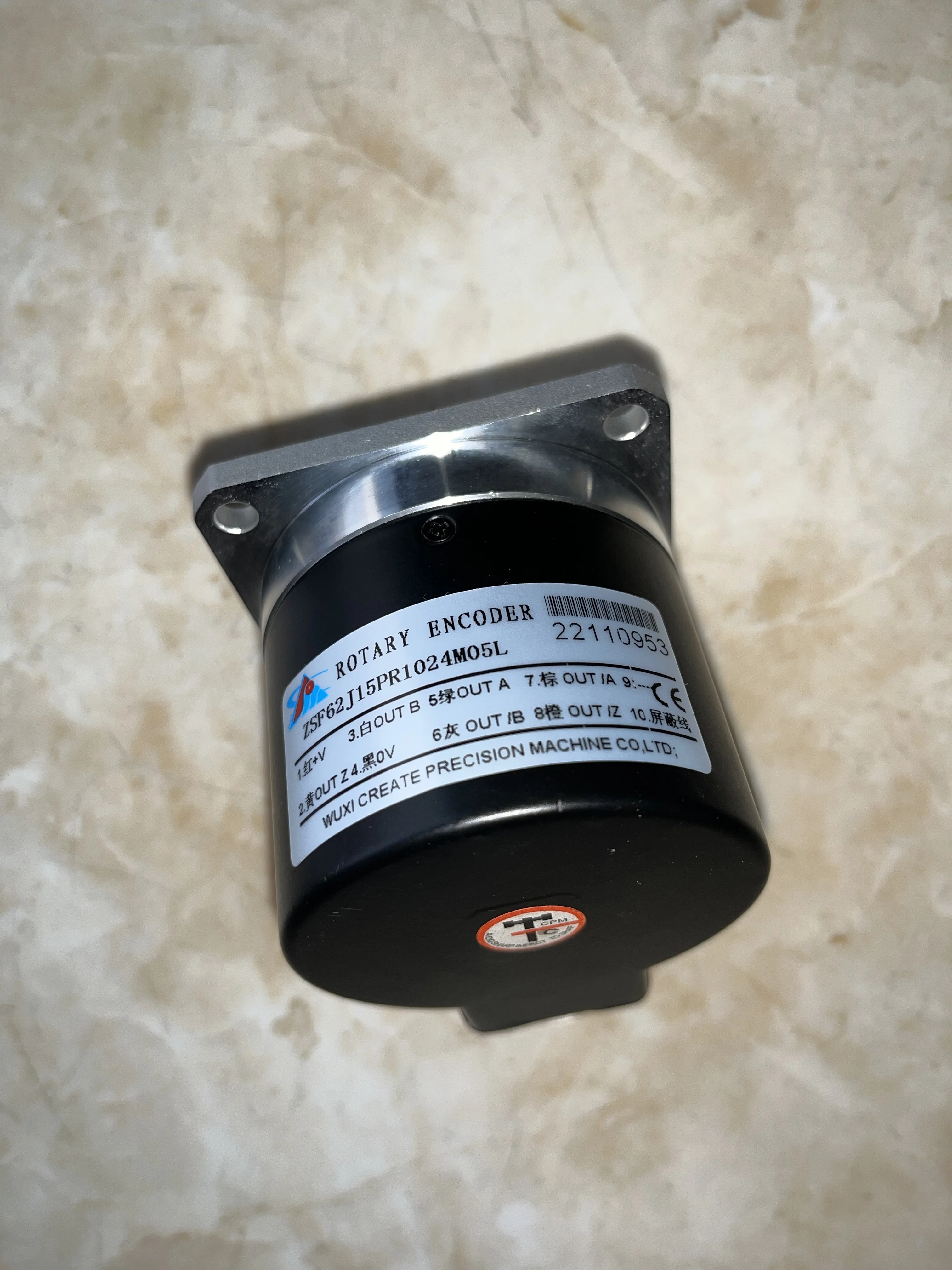 ZSF62J15PR1024M05L ใหม่เอี่ยมจุดเดิมอู๋ซีครีต Solid Shaft Photoelectric Rotary Encoder